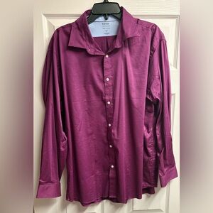 💕 2 Fir $10 IZOD Button Up Dress Shirt Size XL